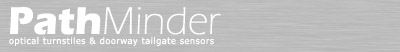 PathMinder optical turnstiles & doorway tailgate sensors